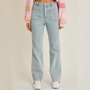 1 LEFT!! HIGH LIFE BOOTCUT LIGHT WASH DENIM JEANS